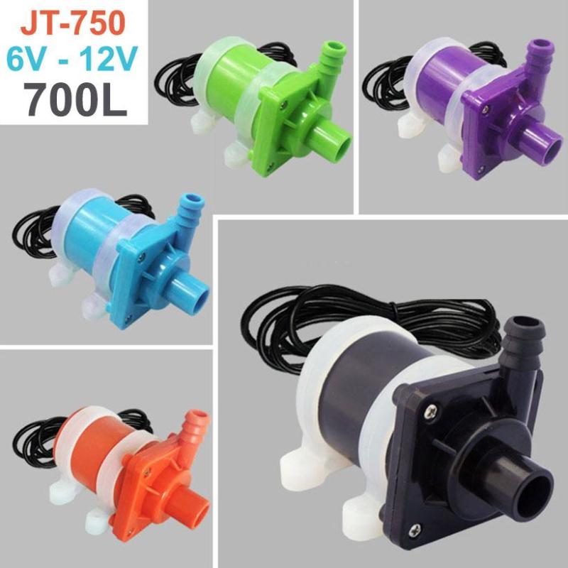 Máy Bơm Nước Mini 6V 12V 700L JT750 Không chổi than