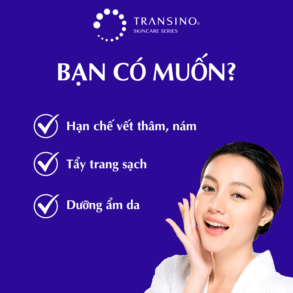 Kem Tẩy Trang TRANSINO 110g