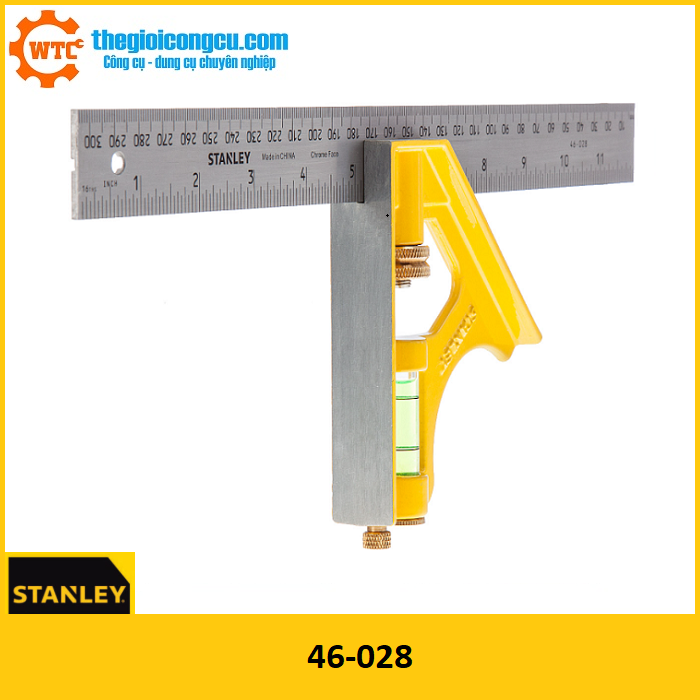 Thước eke thủy cán hợp kim 12 inch/300mm stanley 46028