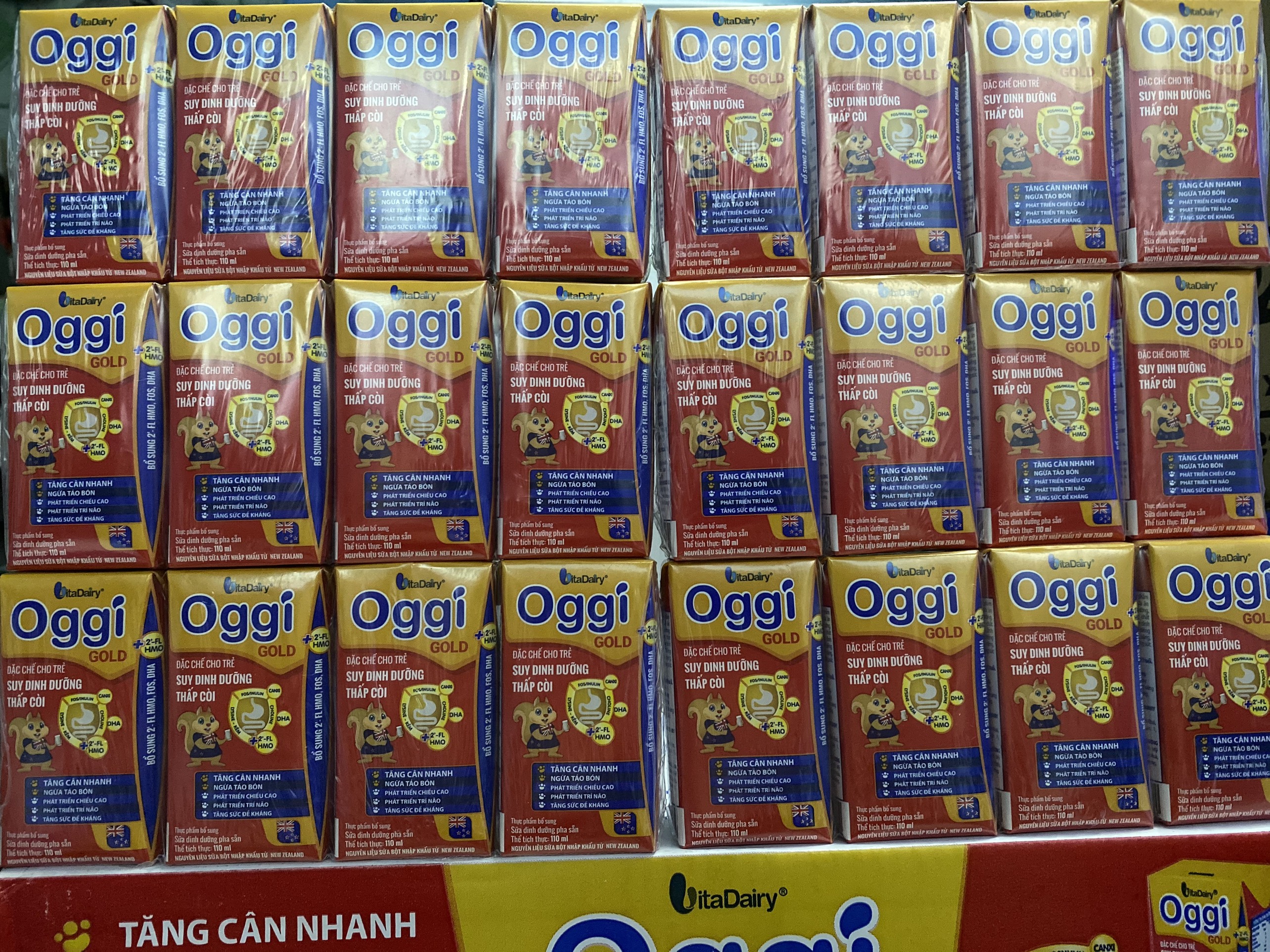 [HCM]Sữa bột pha sẵn oggi suy dinh dưỡng 110ml (Thùng 48 hộp)