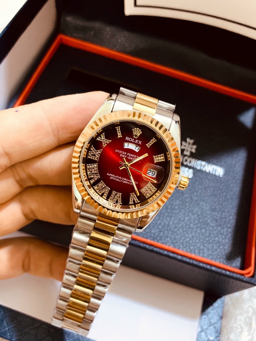 [HCM][SALE SỐC] Đồng Hồ Nam Mặt Mâm Dây Thép Cao Cấp 36mm Sang Trọng