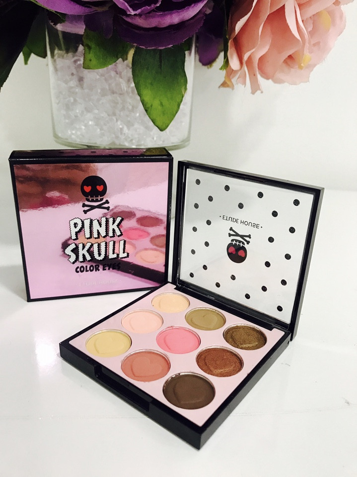 [HCM]Bảng phấn mắt Etude House Pink Skull Color Eyes