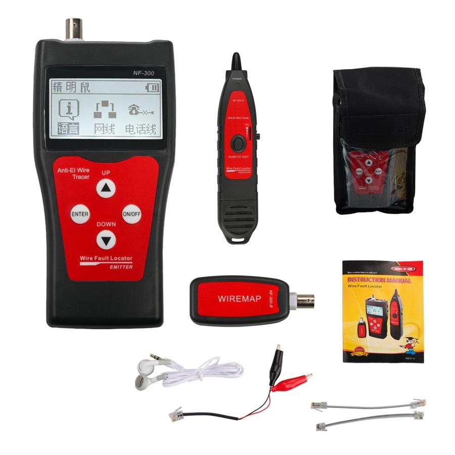 Máy test mạng đa năng NF300 màn hình LCD (Đen phối đỏ)