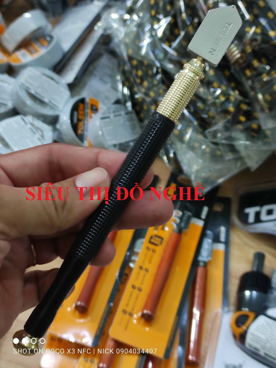 DAO CẮT KÍNH TOLSEN 41029