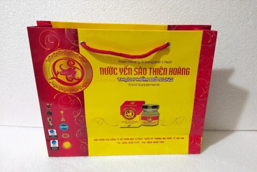[HCM]Túi giấy Thiên Hoàng đựng hộp yến
