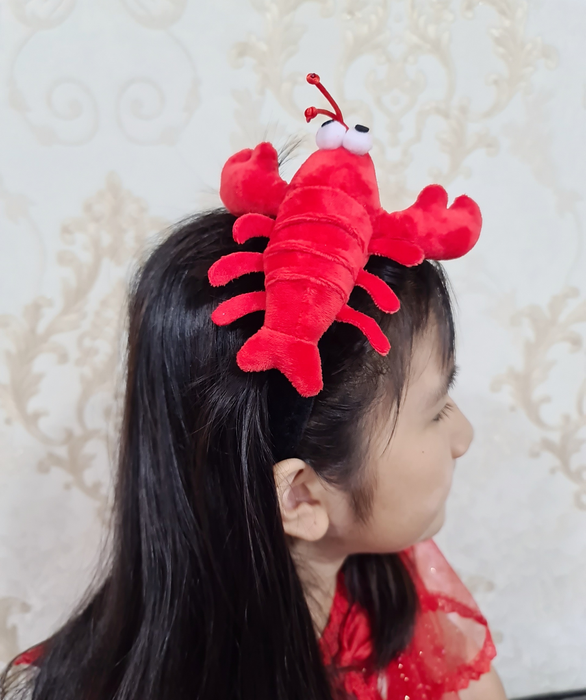 Cài Tóc Hình Tôm Cua Siêu Cute