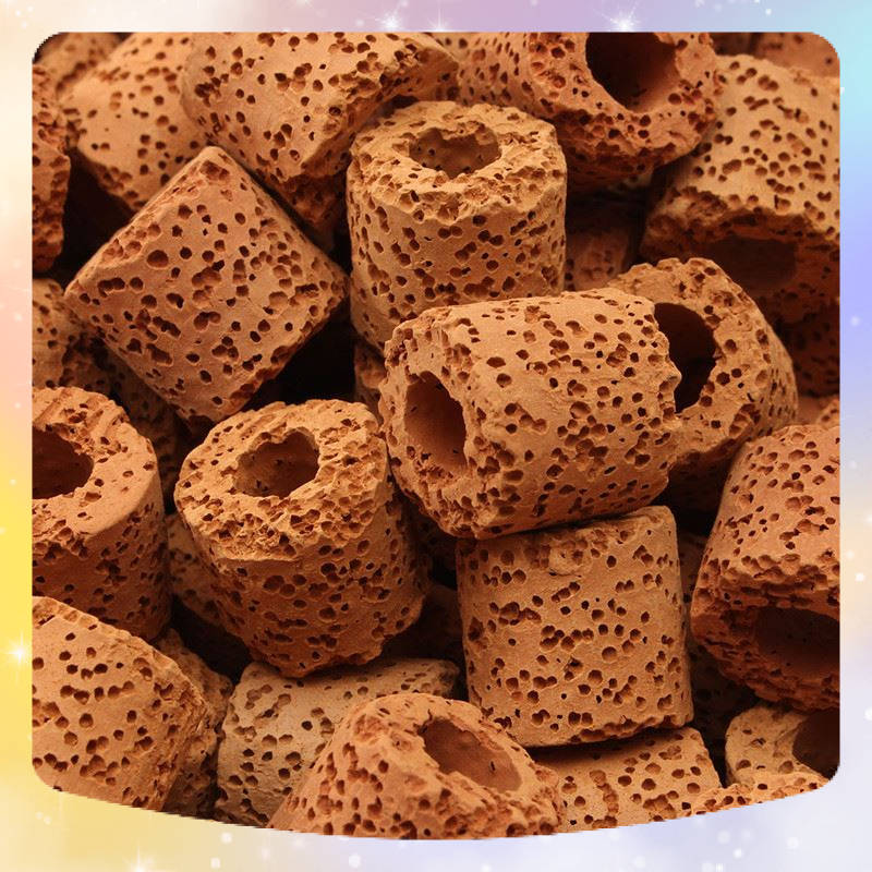 [Hoàn Tiền 10%][HCM]Sứ Lỗ Đỏ vật liệu lọc hồ cá cảnh (bịch 500gram)