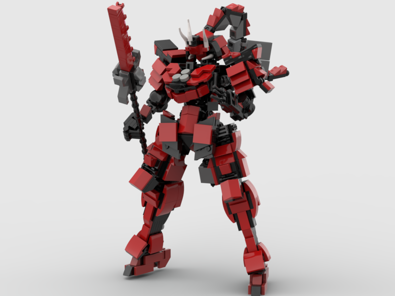 Le Go Đồ Chơi Lắp Ráp Robot Mech Samurai