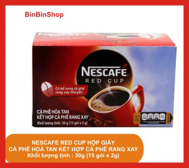 Cà Phê Nestlé Red Cup hộp giấy 30g (15 gói x 2g)