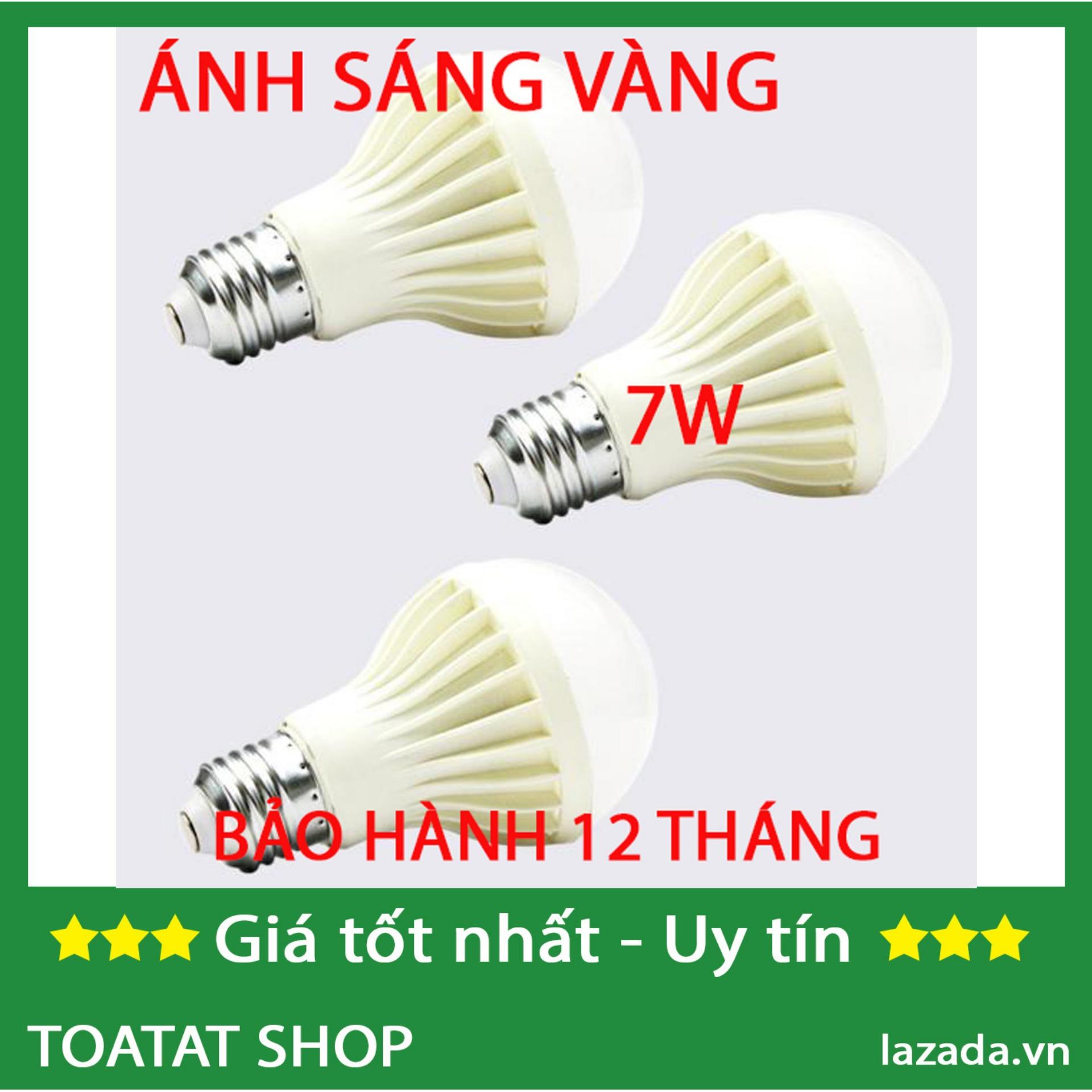 Bóng đèn led cầu 7w (vàng)