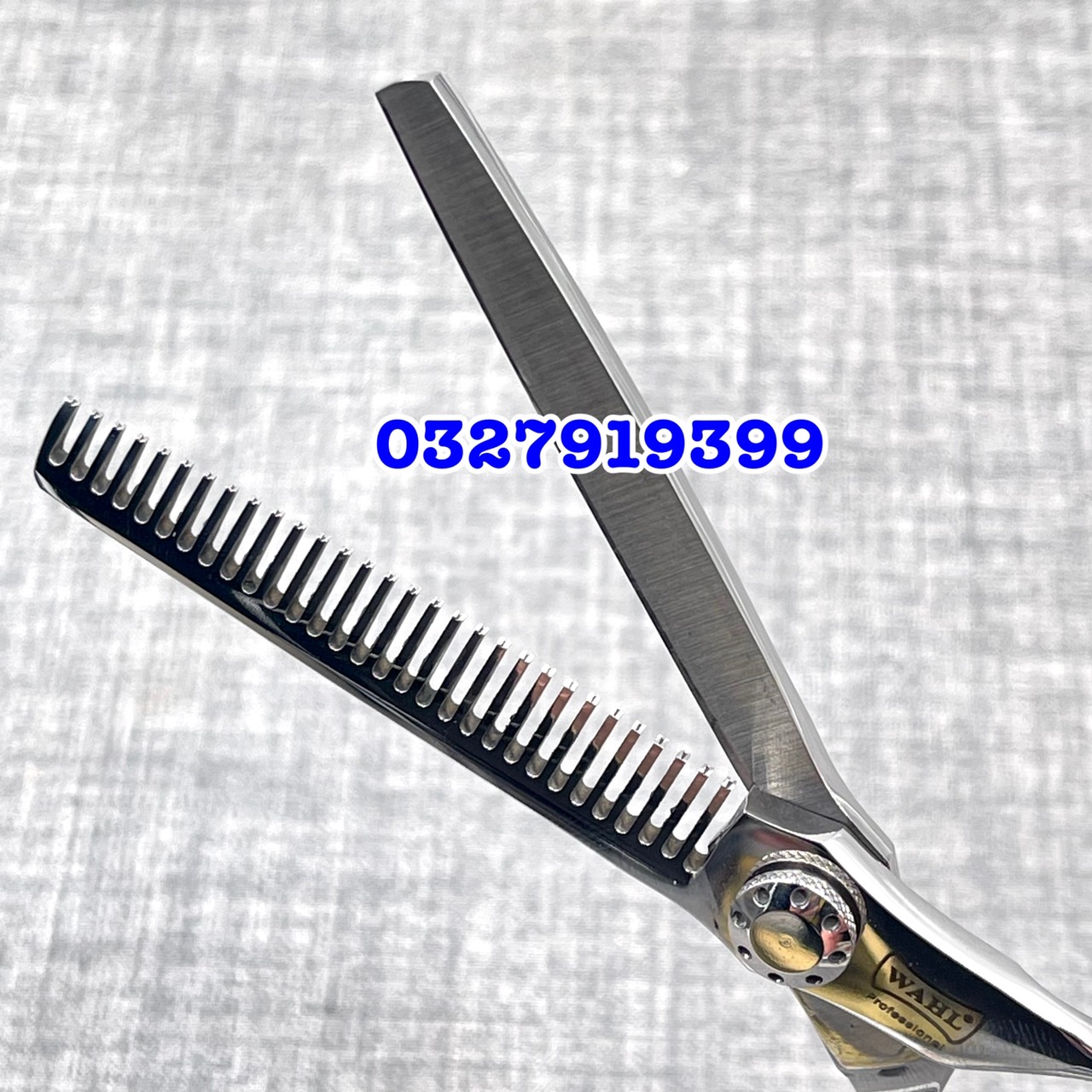 WAHL Kéo Cắt Tỉa Tóc Cao Cấp Nhật Bản WAHL 6.0in Thép S440C Độ Cứng Trên 62HRC Lưỡi Sắc Bén Thiết Kế Tay Cầm Thoải Mái ( chấm bi )