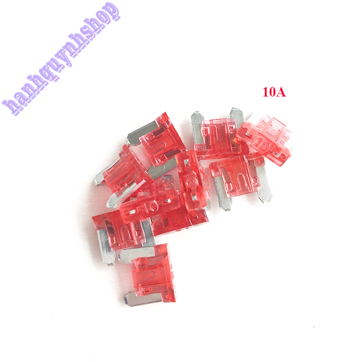 10 cầu chì ô tô chân cụt 7.5a 10a 15a 20a 25a 30a