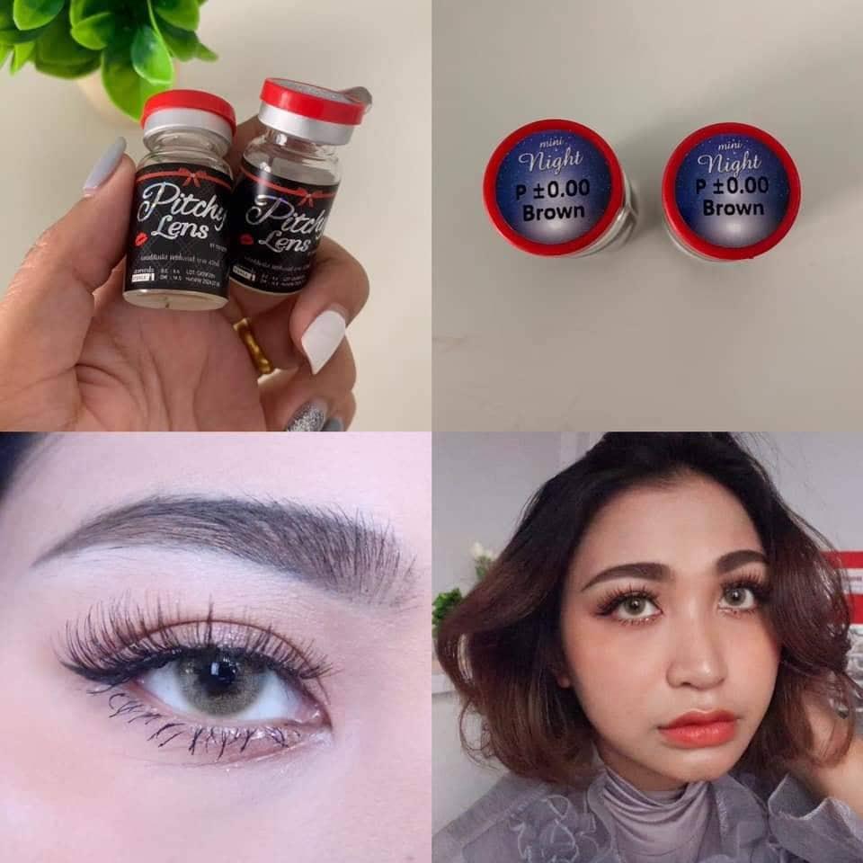 LENS Mini xám và nâu tây