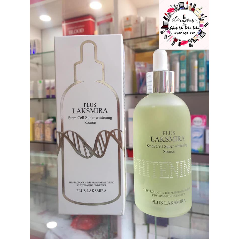 Tế Bào Gốc dưỡng trắng, phục hồi da Plus Laksmira Stem Cell Super Whitening Source