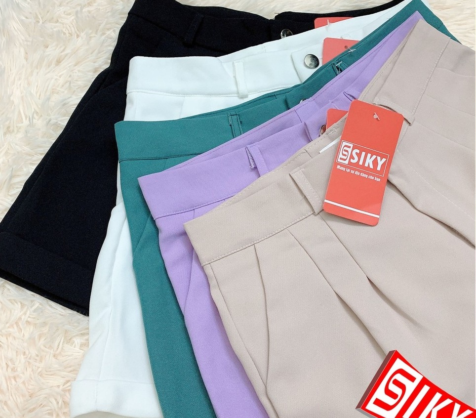 Quần Short Nữ Gập Gấu - SIKY - QS02
