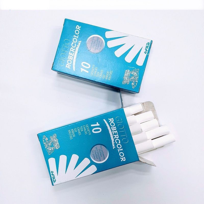 Combo 2 hộp phấn trắng không bụi pháp giotto robercolor