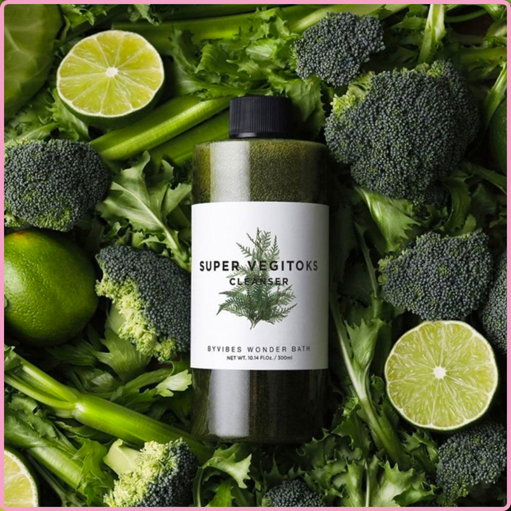 Sữa rửa mặt rau củ cà chua thải độc sủi bọt  Super Vegitoks Cleanser 300ml