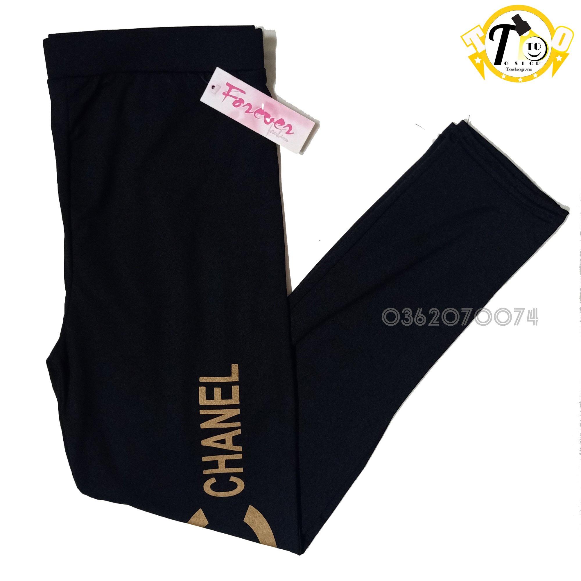 [HCM]Quần legging nữ - thun nữ in Cn Vàng [ảnh + video thật]