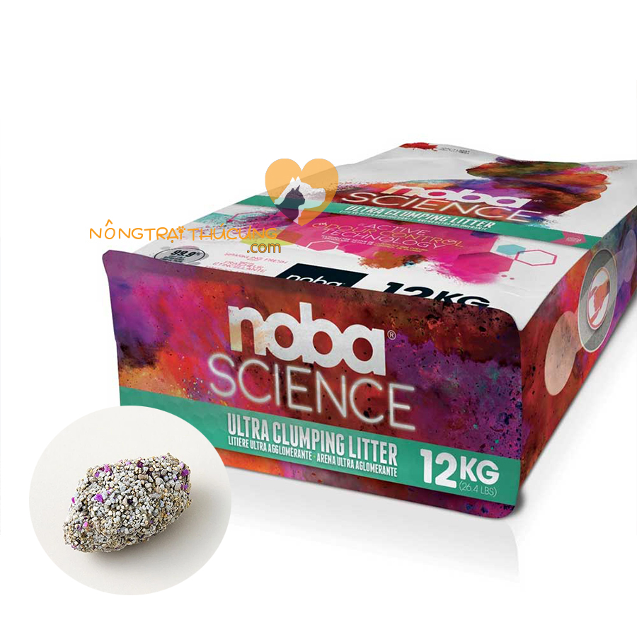 Cát Vệ Sinh Cho Mèo Noba Science 12kg (Made In Canada) - [Nông Trại Thú Cưng]