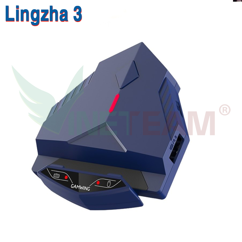 Bộ chuyển đổi Game LingZha 3 Auto ghìm tâm thông minh AI nâng cấp - kết nối bàn phím chuột dành cho điện thoại Android/IOS chơi game PUBG Mobile Bảo hành 12 tháng.