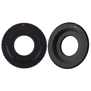 2 Pcs Camera C Mount Lens Adapter 1 Pcs for Fujifilm x Mount Fuji X-Pro1 X-E2 X-M1 Camera Adapter Ring C-FX & 1 Pcs for Micro-4 3 Adapter E-P1 E-P2 E-P3 thumbnail