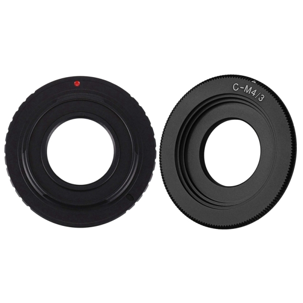 2 Pcs Camera C Mount Lens Adapter: 1 Pcs for Fujifilm x Mount Fuji X-Pro1 X-E2 X-M1 Camera Adapter Ring C-FX & 1 Pcs for Micro-4/3 Adapter E-P1 E-P2 E-P3