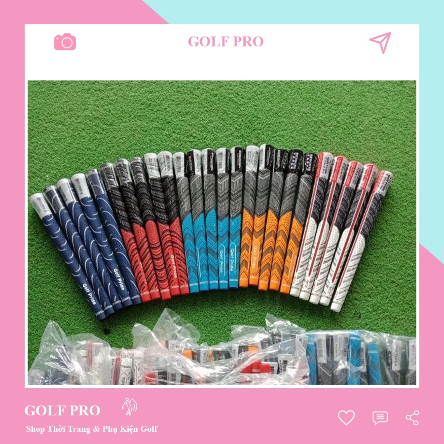 Golf grip gậy sắt bọc cán gậy chống trượt siêu nhẹ mcc golf pride cg006