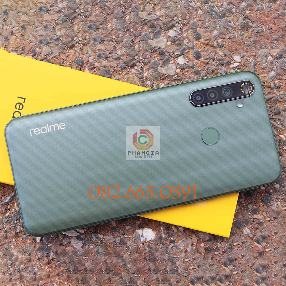 Miếng dán mặt lưng skin carbon REALME 6i