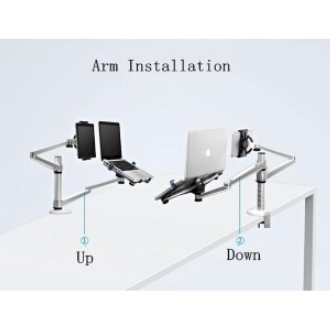 Giá treo màn hình máy tính giá đỡ 1 màn hình fogim lên xuống tkla-1022-s-m - bảo hành 12 tháng