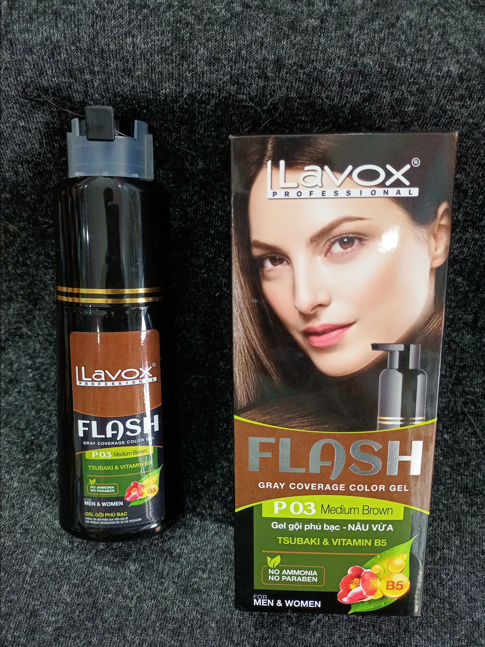 Gội phủ bạc Flash Lavox 200ml có 5 màu