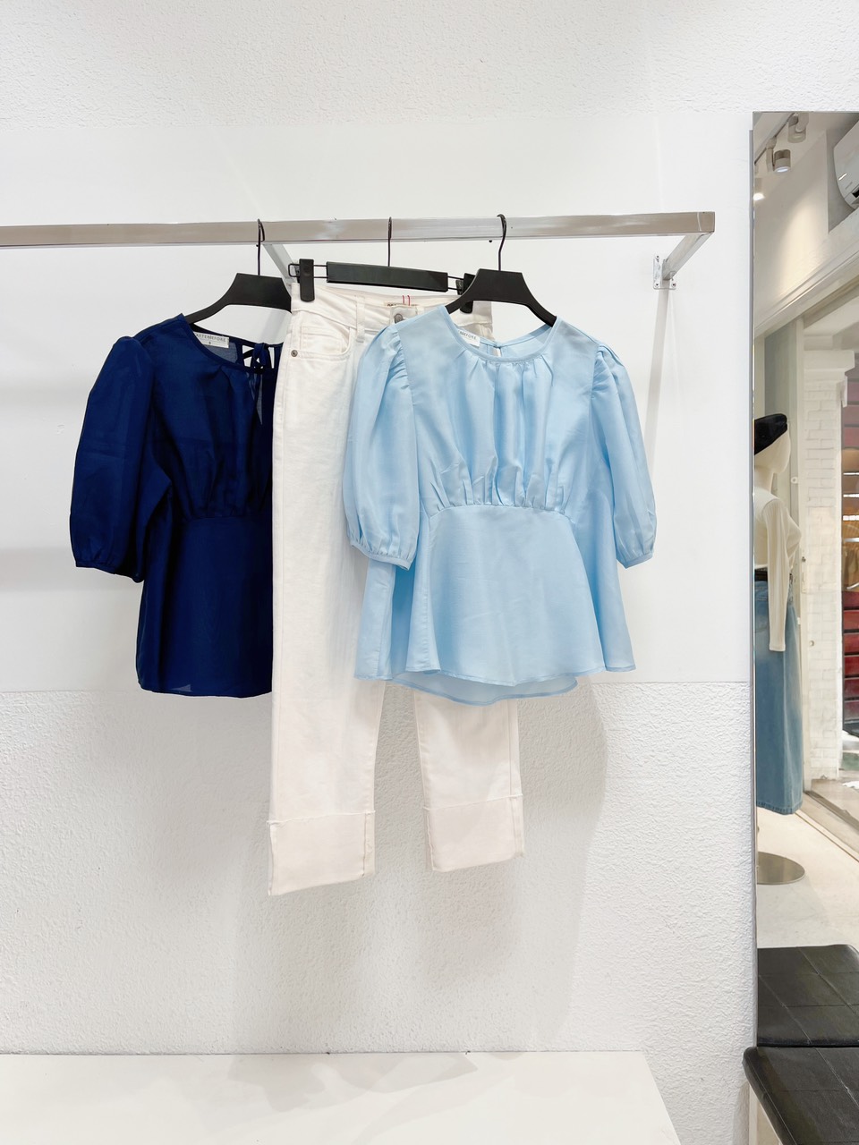 AfterBefore | Áo babydoll tay phồng nhiều màu