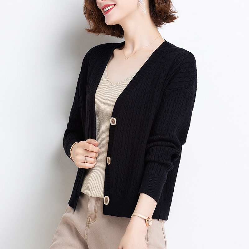 Áo Khoác len cardigan