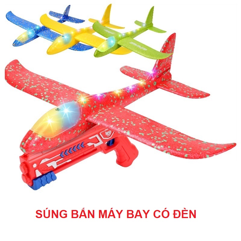 Đồ Chơi Sung Phóng Máy Bay Lượn Mô Hình Trẻ Em