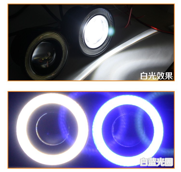 Cặp Đèn led pha gầm angle eyes BMW 89mm