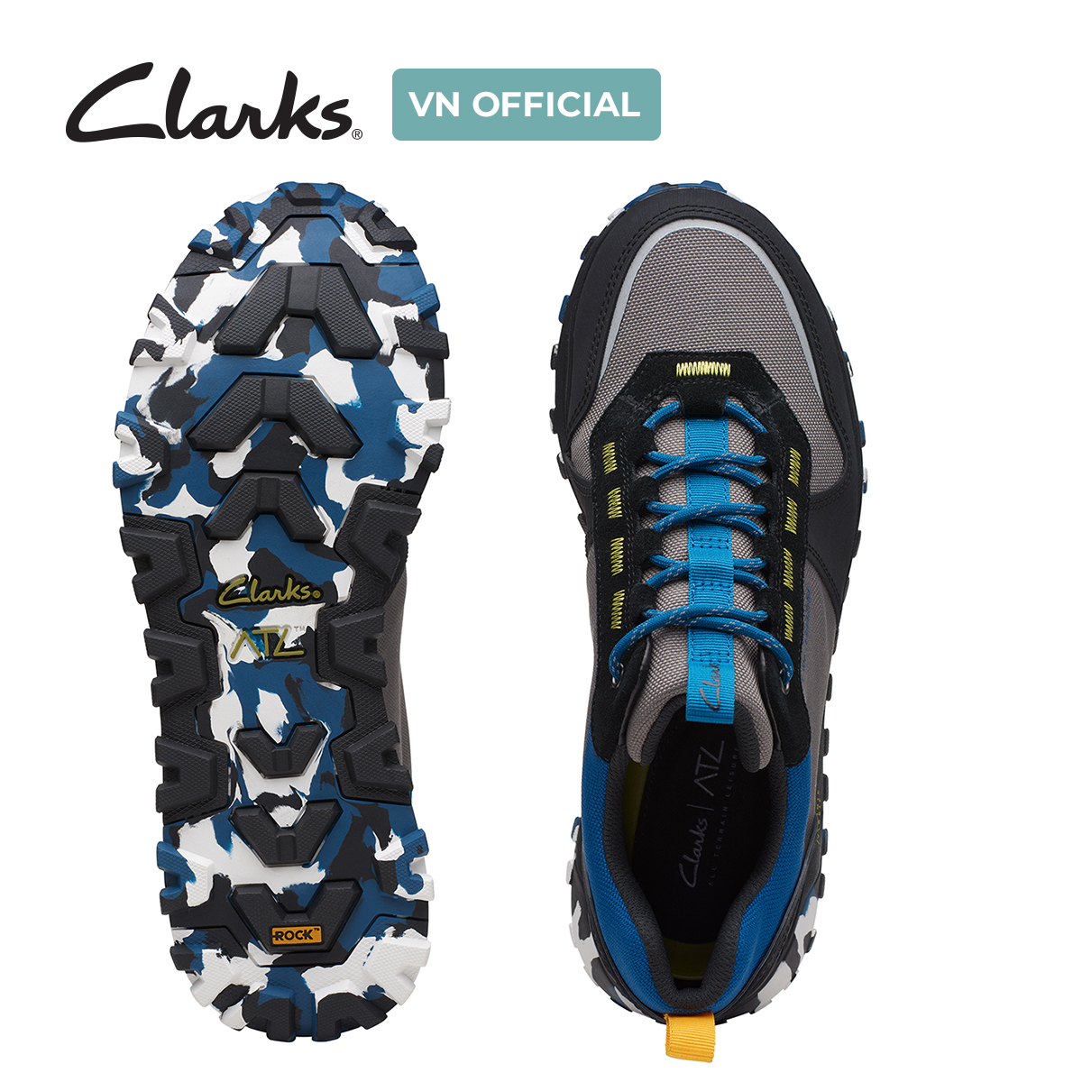 Giày Sneaker Da Lộn Nam Clarks - ATLTrekWalkWP