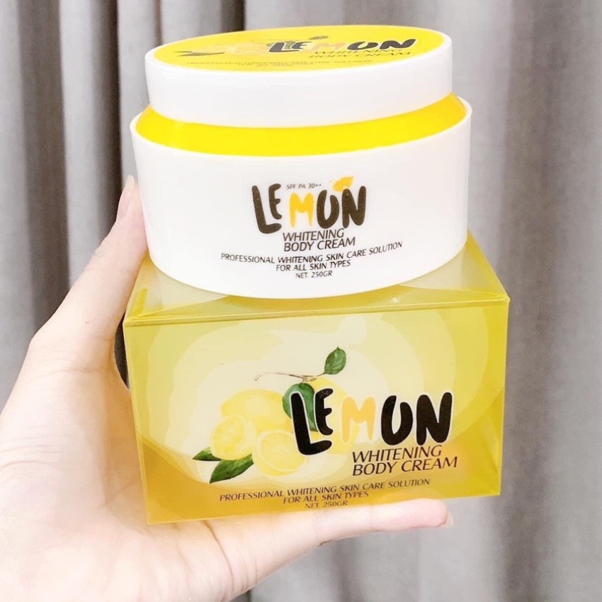 Kem Body Lemon Chanh Dưỡng Trắng Da Loại Xịn