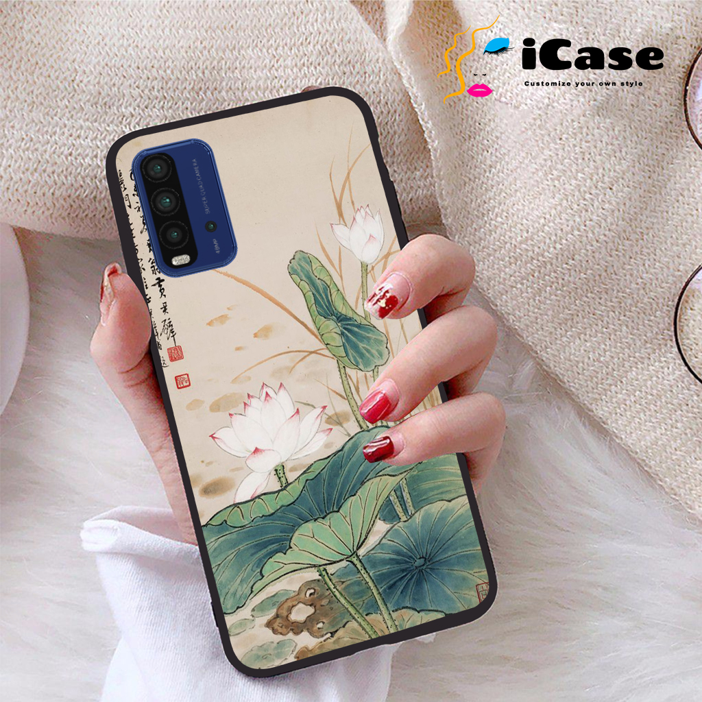 Ốp lưng Xiaomi Poco M3 viền dẻo TPU BST Sen