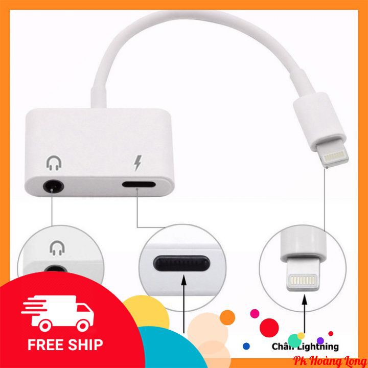 Zắc chuyển đổi từ lingting sang 3.5 kèm đầu sạc