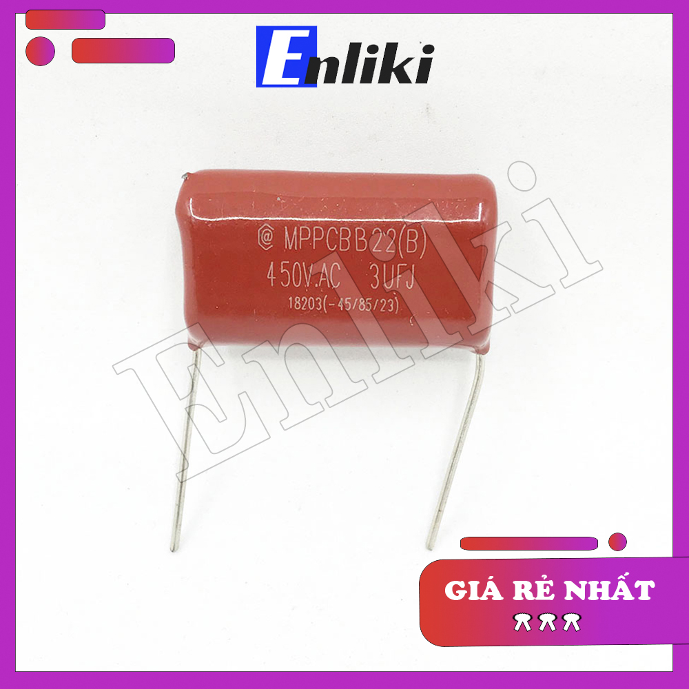 Tụ 3uF MPPCBB22 450VAC 32mm