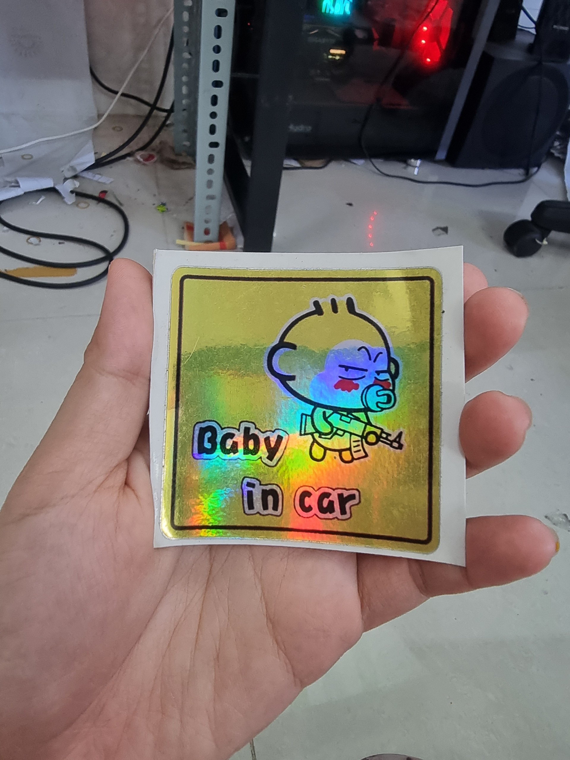 Logo cảnh báo 7 màu