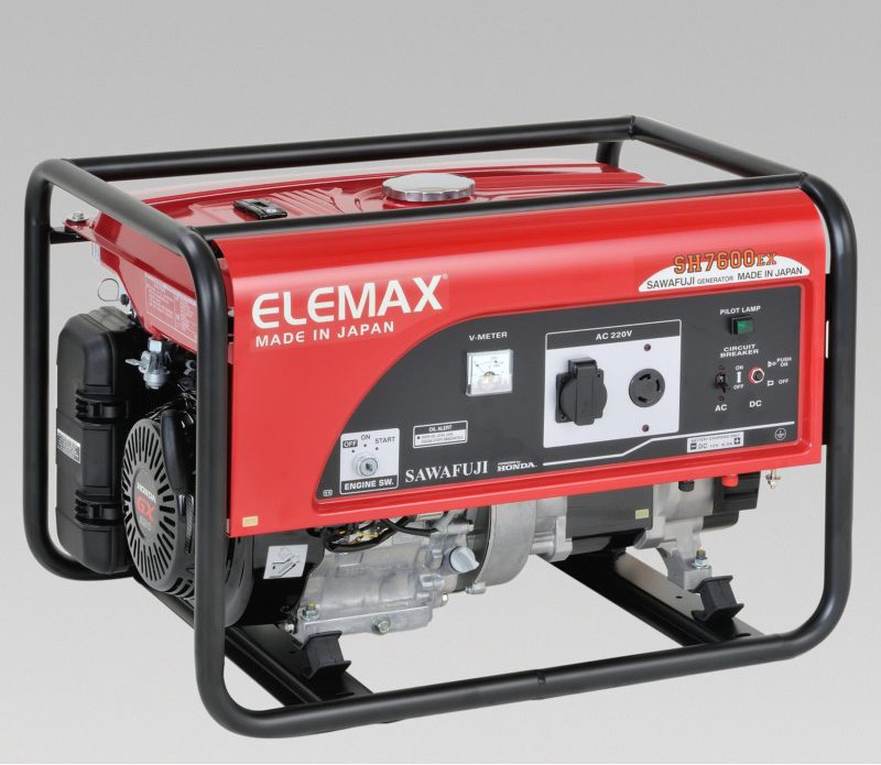 Máy Phát Điện Chạy Xăng 6.5KVA Elemax SH7600EXS