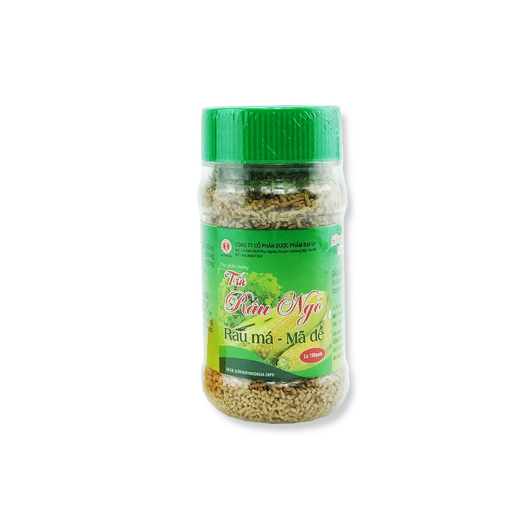 Trà râu ngô rau má mã đề- thanh nhiệt giải nhiệt