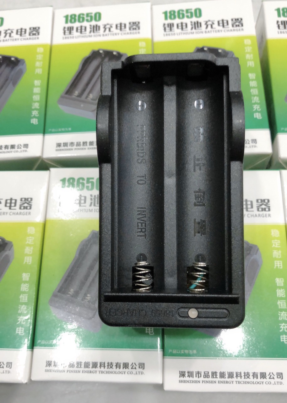 Bộ sạc pin CELL 18650, sạc 2 cục pin