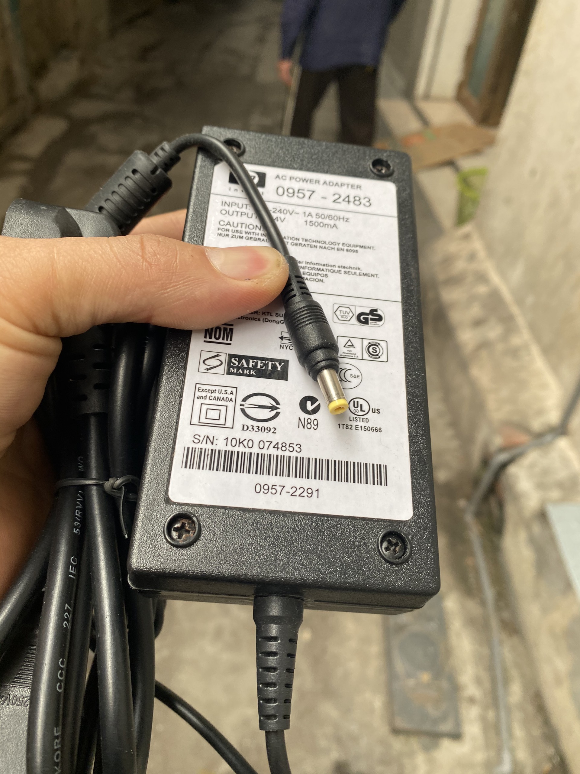 Adapter nguồn 24V dùng cho máy Scan HP 3000 S2