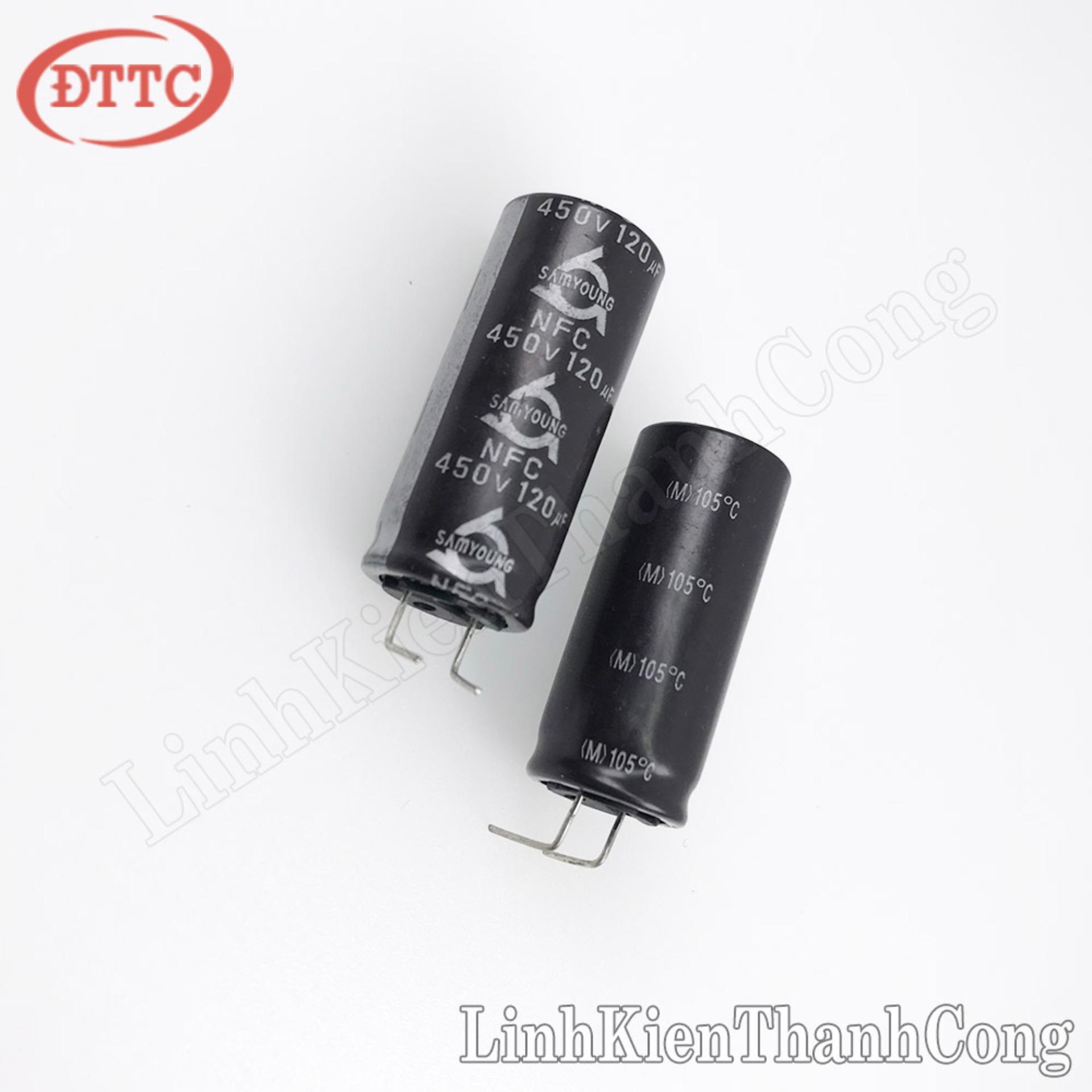 Tụ SAMYOUNG 120uF 450V (18x40mm)