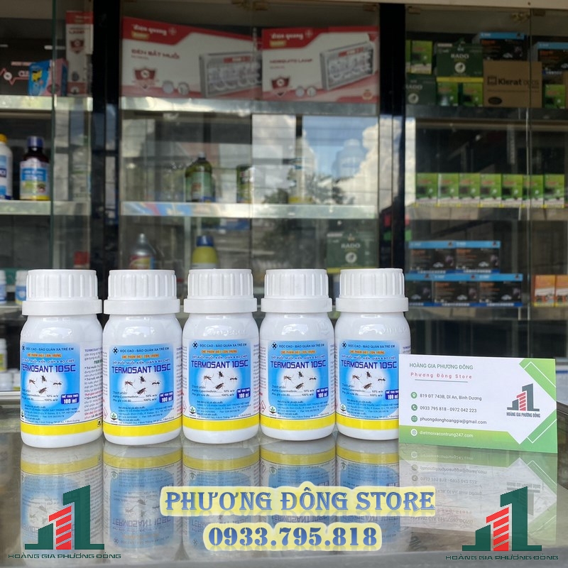 Thuốc diệt muỗi và côn trùng termosant 10sc - 100ml