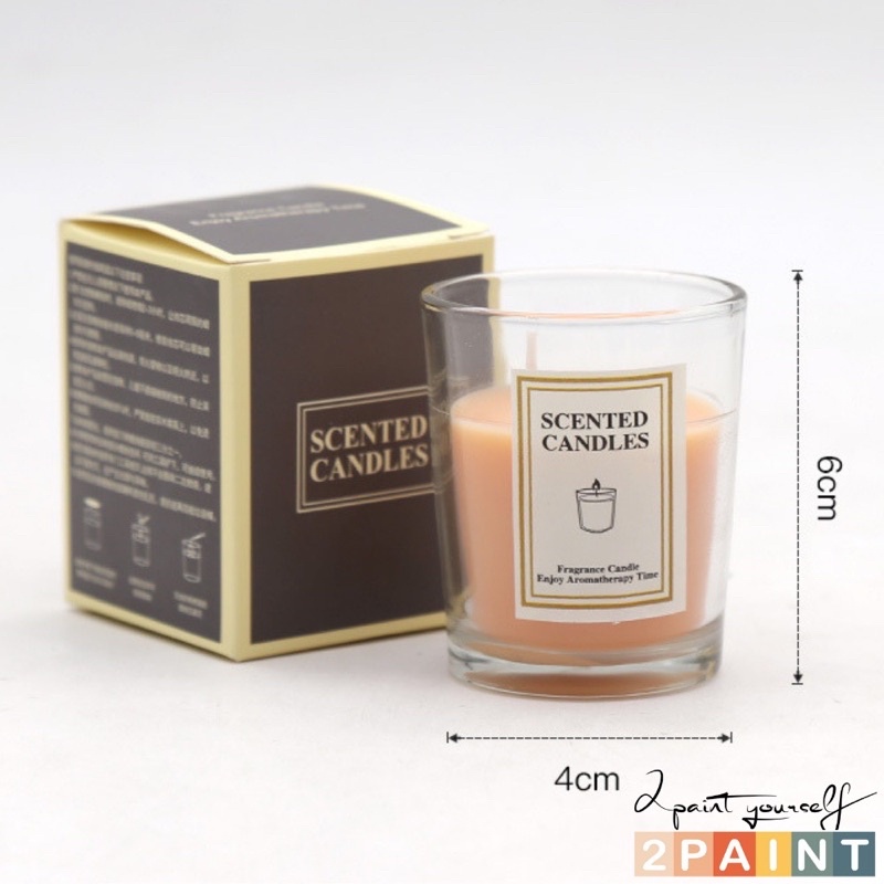 Cốc Nến Thơm Ly Thủy Tinh Scented Candles - Nến Thơm Handmade