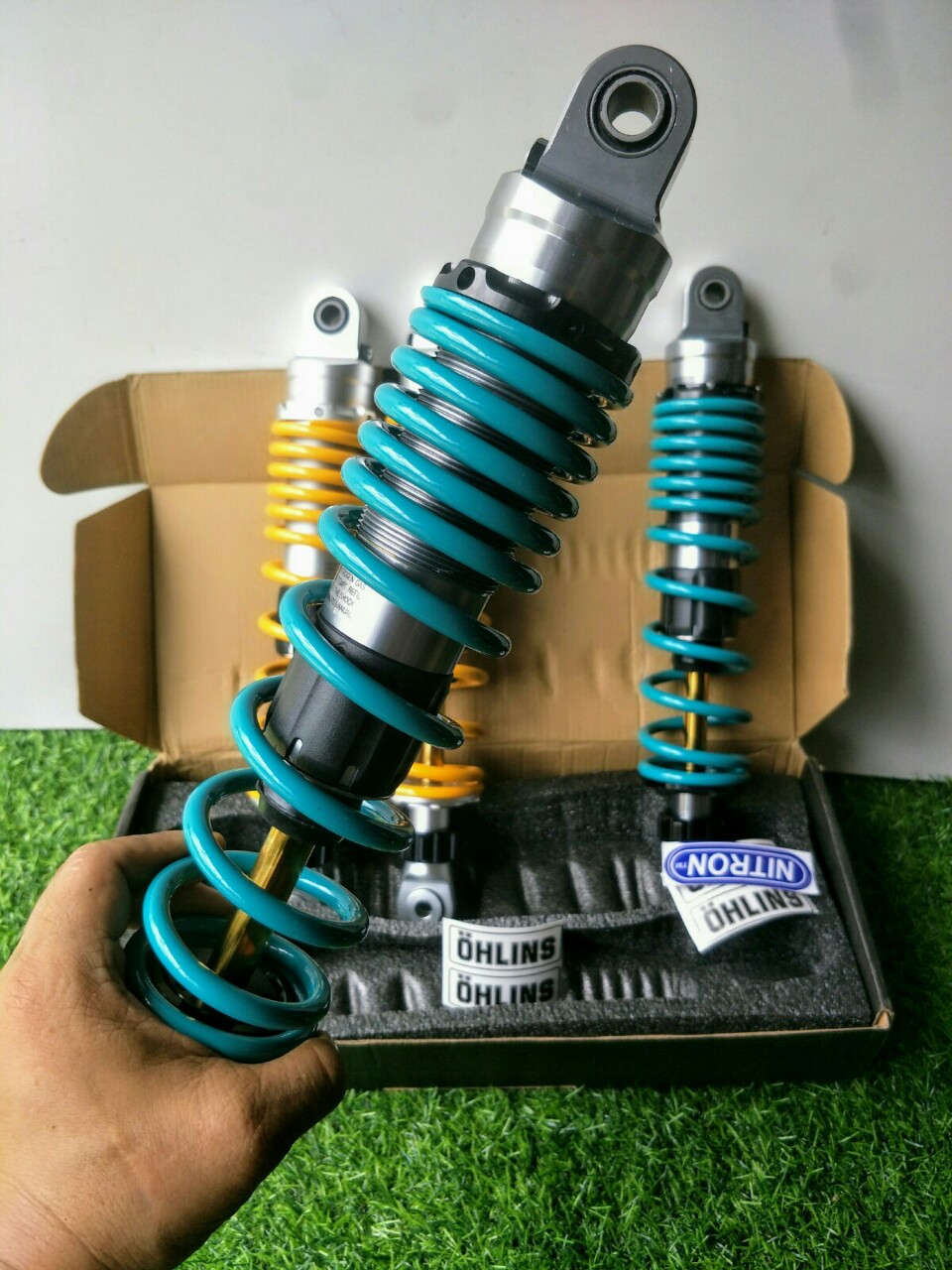 [HCM]CẶP PHUỘC OHLINS  NITRON KHÔNG BÌNH DẦU GẮN XE  SIRIUS TAURUS JUPITER