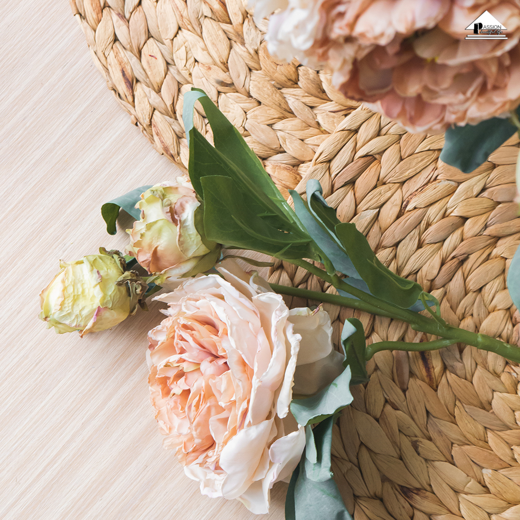 Hoa Giả, Hoa Lụa Cao Cấp Decor Trang Trí Phong Cách Châu Âu Sang Trọng