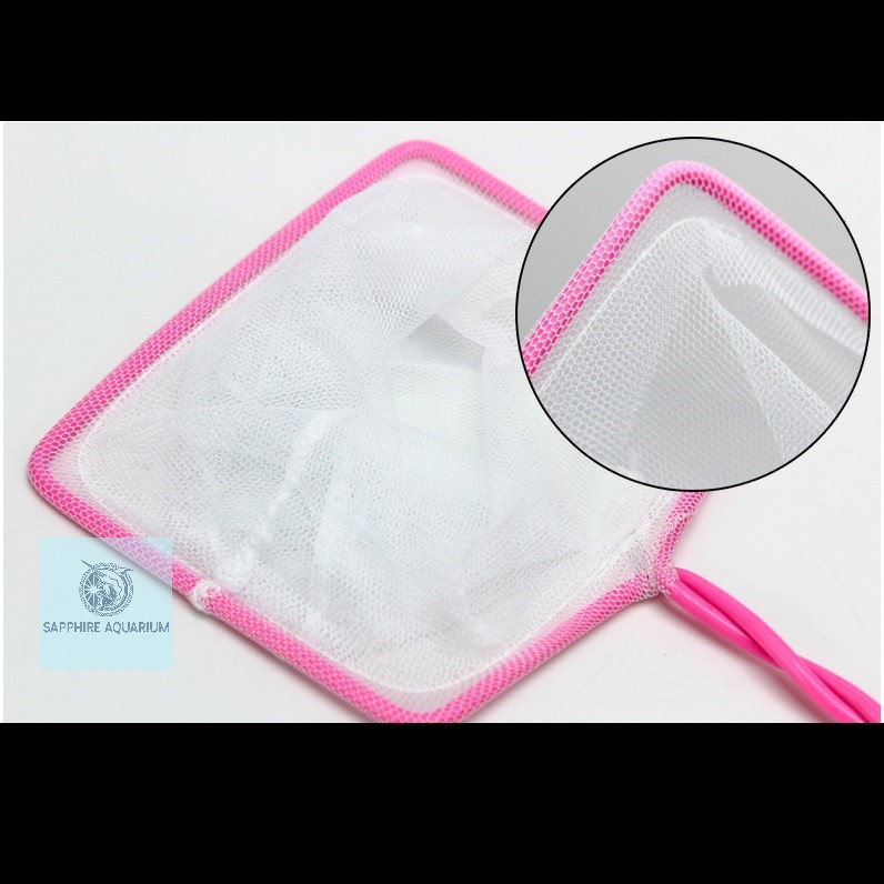 Vợt Bể Cá Cán Xoắn R20xD60cm